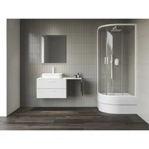 Ravak Blix II sprchový kút štvrťkruh 90x90 cm 3BM70E40Z1