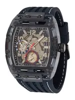 GUESS Analógové hodinky  námornícka modrá / zlatá