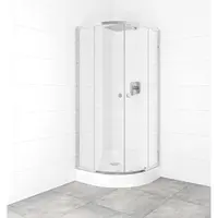 Set sprchovacieho kúta a vaničky, štvrťkruh 80x80 cm Multi Basic SIKOBKMUS80CRT