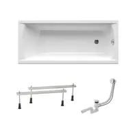 Obdĺžniková vaňa SAT Fusion 160x70 cm akrylát ľavá aj pravá SATVR160AN