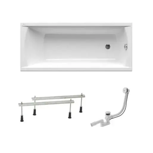 Obdĺžniková vaňa SAT Fusion 160x70 cm akrylát ľavá aj pravá SATVR160AN