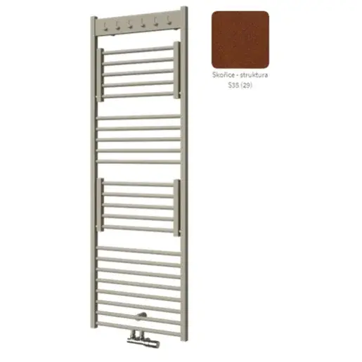 Isan Flexi radiátor kombinovaný s háčikmi 155x60cm škorice DFLH15550600SKO
