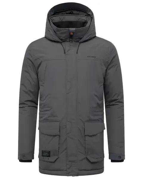 STONE HARBOUR Zimná bunda 'Wadiim'  antracitová