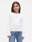 GAP Children's Ribbed T-Shirt with Logo - Girls