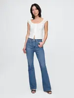 GAP Jeans High Rise '70s Flare - Ladies