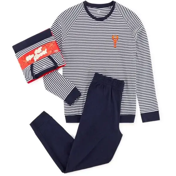 CELIO XJIPYHOM Pánské pyžamo, tmavě modrá, velikost