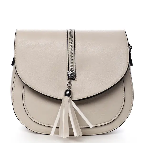 Dámska crossbody kabelka béžová - Romina & Co Bags Vaia