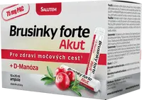 SALUTEM PHARMA Brusinky Forte Akut 1500mg + D-Manosa 10 ampulí