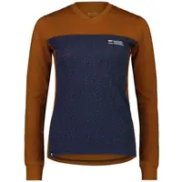 MONS ROYALE REDWOOD ENDURO VLS W Dámske funkčné cyklo tričko z vlny Merino, hnedá, veľkosť