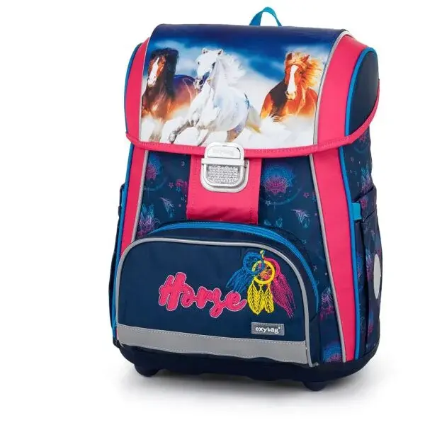 Oxybag PREMIUM HORSE Anatomický ruksak, tmavo modrá, veľkosť