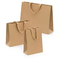 25 x Papierová taška s papierovými úchytmi 400x320x120 mm
