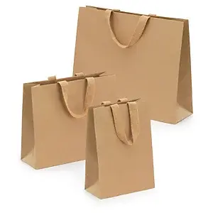 25 x Papierová taška s papierovými úchytmi 400x320x120 mm
