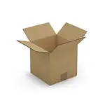 15 x Kartonová krabice 200x200x200mm, hnědá, klopová,pětivrstvá vlnitá lepenka (5VVL) | RAJA