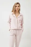 Teplé dámské pyžamo CARLA L Růžová