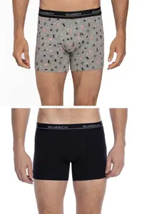 Pánské boxerky ENZO z elastické bavlny, 2 ks XL V dárkovém boxu 2 ks