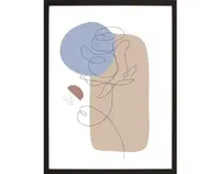 Rámovaný obraz Abstraktní obrazec II, 30x40 cm