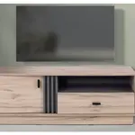TV skříňka Almo, 125 cm, dub estana/antracit