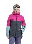 Dámská snb & ski bunda meatfly kirsten růžová/tmavě šedá xl