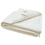 Ručník Ocean, BIO bavlna, krémový, vlnkovaný vzor, 50x100 cm