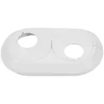 Dvojitá rozeta 15 mm biela