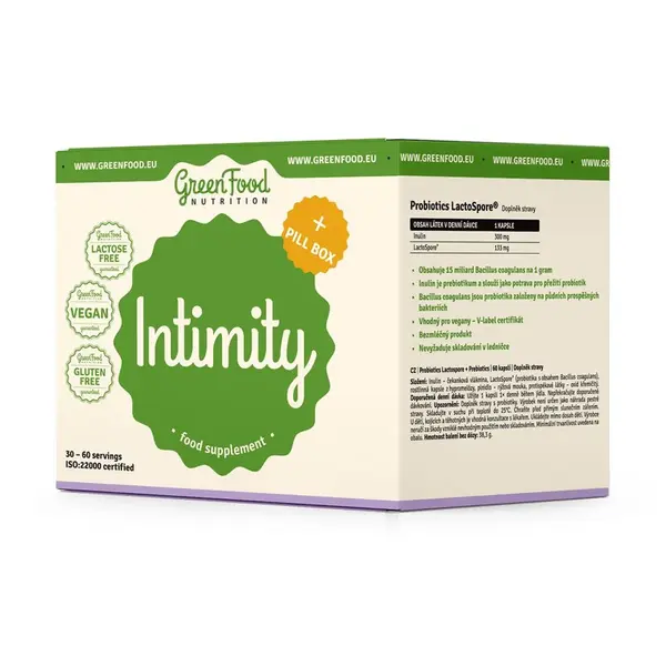 GreenFood Nutrition Box Intimity + Pillbox