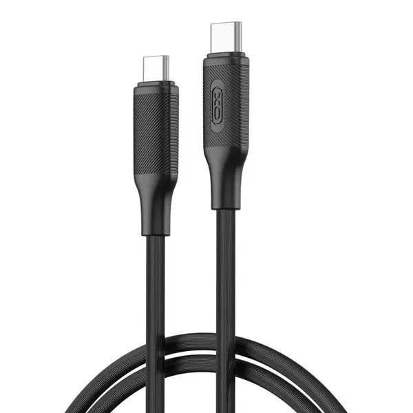 XO kabel NB-Q265B PD USB-C - USB-C, 1 m, černý