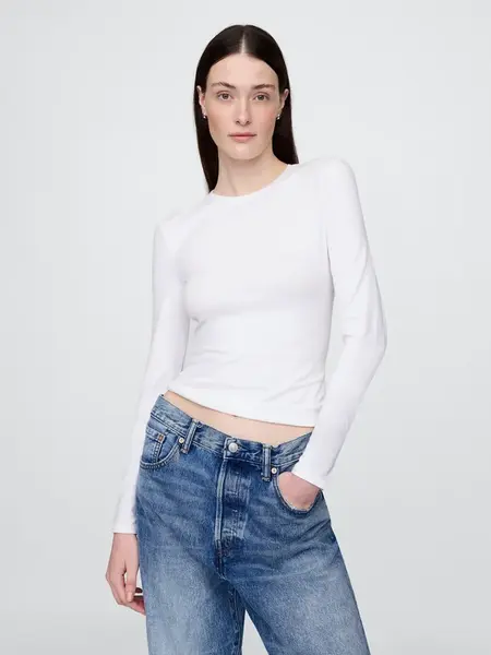 GAP Dámské Tričko s dlouhým rukávem 544344-18 Velikost: XL