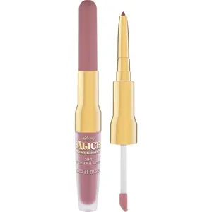 Catrice Disney Alice in Wonderland rúž a kontúrovacia ceruzka na pery 2 v 1 odtieň C01 How Curious 1.77 g