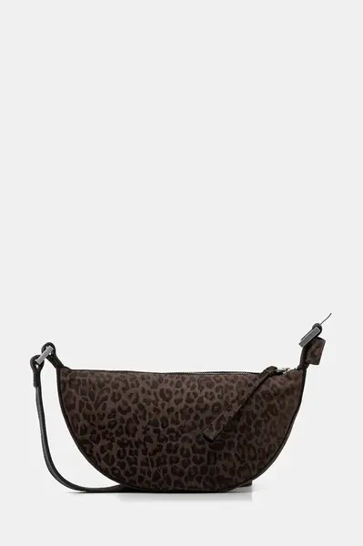 Semišová kabelka AllSaints HALFMOON