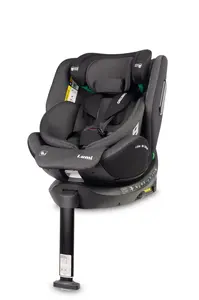 Caretero Autosedačka Lumi i-Size 40–150 cm, Isofix,  360°, růstová,  tm. šedá