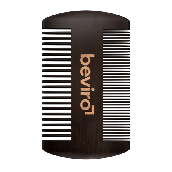 BEVIRO Hrebeň na fúzy z hruškového dreva