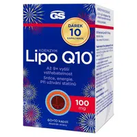 GS Koenzym lipo Q10 100 mg 60 + 10 kapslí NAVÍC