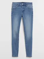 GAP Džíny mid rise universal legging jeans - Dámské
