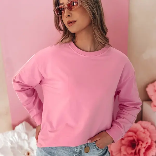 Bluza damska one size LUMIVIA różowa Dstreet