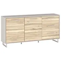 Livetastic KOMODA, dub, kašmírová, dub bianco, 163/79/40 cm