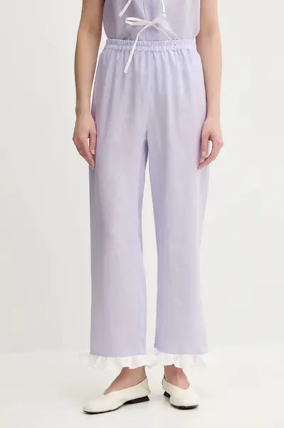 Ľanové nohavice The Sleeper