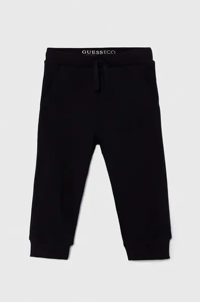 Detské bavlnené tepláky Guess