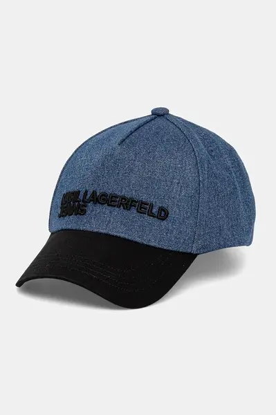 Karl Lagerfeld Jeans  Bavlnená šiltovka