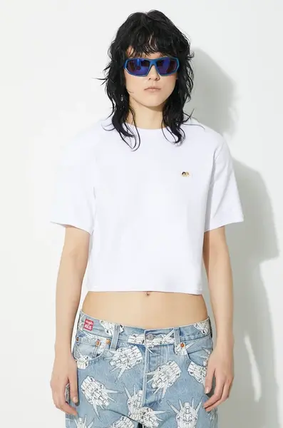Fiorucci Tričko Fiorucci Angel Patch Padded Cropped T-Shirt