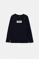 Detská bavlnená košeľa s dlhým rukávom Napapijri S-CHAMOIS