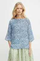 Hodvábna blúzka Weekend Max Mara dámska, vzorovaná, 2515111102600