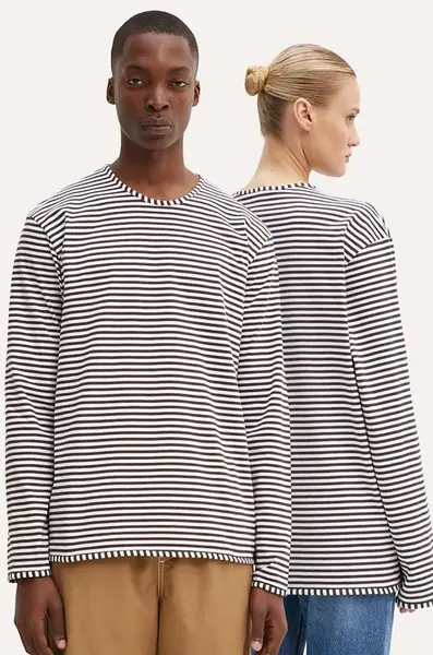 Bavlnené tričko s dlhým rukávom Sunnei