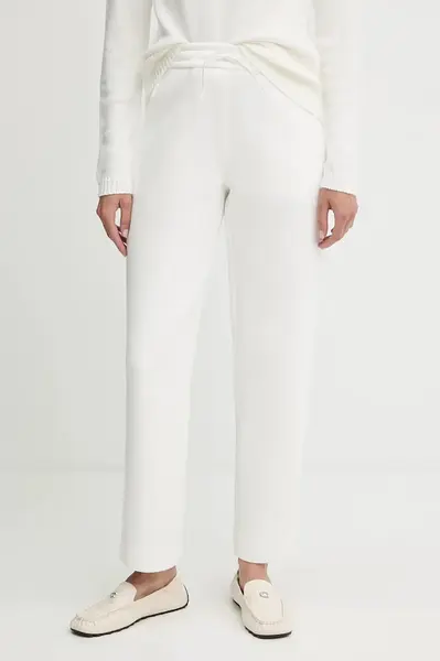 Tepláky MM FURIO biela farba, jednofarebné, 2526786087600