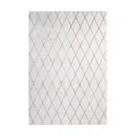 XXXL KOBEREC S VYSOKÝM VLASEM, 80/150 cm, růžová, bílá