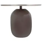 MID.YOU ODKLÁDACÍ STOLEK, barvy stříbra, šedá