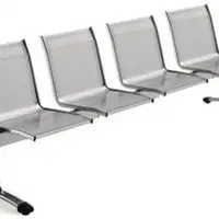 Lavice, multisedák OMP Star, RAL9006 šedá - 4 místná