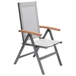 Ambia Garden ZAHRADNÍ SKLÁDACÍ KŘESLO, dřevo, kov, textil