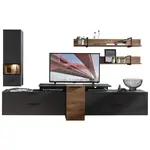 Livetastic OBÝVACÍ STĚNA, barvy grafitu, barvy dubu