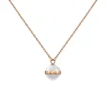 Daniel Wellington Půvabný náhrdelník s přívěskem z bílé keramiky Aspiration DW00400157