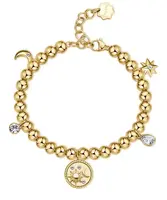 Brosway Pozlacený kuličkový náramek s přívěsky Chakra BHKB159